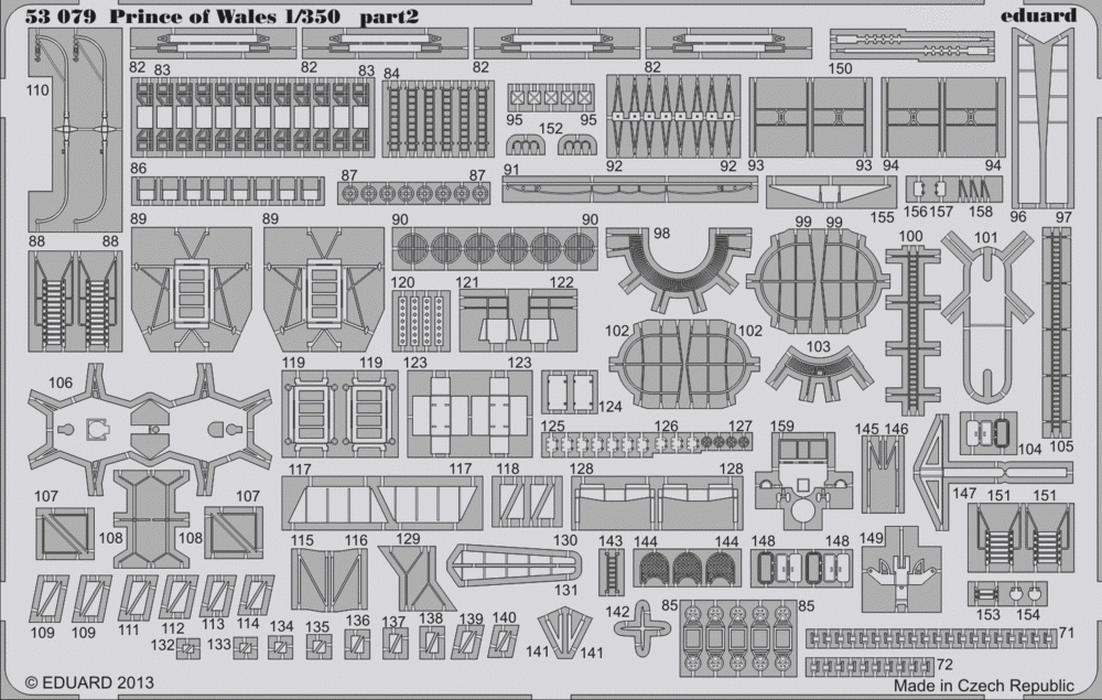 Eduard 53079 Prince of Wales 1/350 Tamiya – image 2