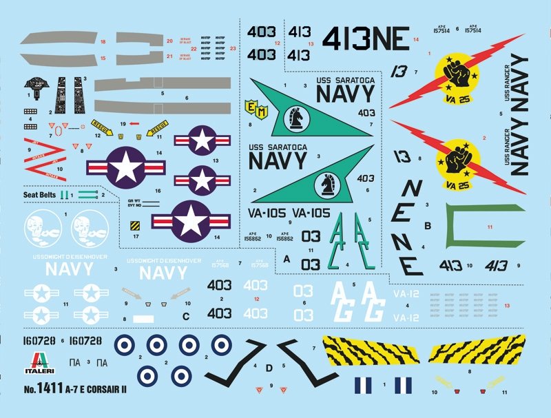 Italeri 1411 A-7E CORSAIR II 1/72 – image 10
