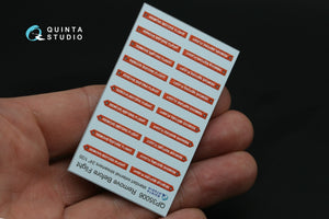 Quinta Studio QP35006 Remove Before Flight standart external streamer 24, 20 Pcs 1/35 – zdjęcie 5