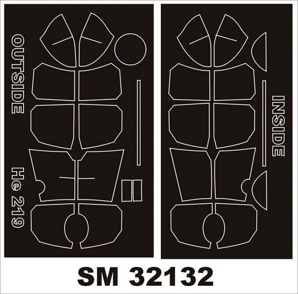 Montex SM32132 Heinkel He 219A-2/5/7 UHU REVELL