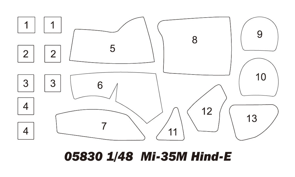 Trumpeter 05830 Mi-35M Hind-E 1/48 – zdjęcie 5
