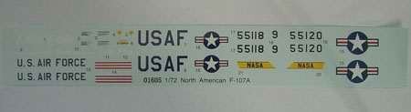 Trumpeter 01605 North American F-107A Ultra Sabre 1/72 – image 2