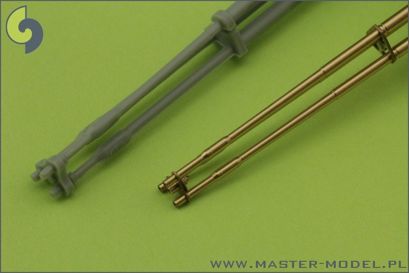 Master AM-35-001 M197 - Three-barrelled rotary 20mm cannon - turned barrels with etched barrel clamps 1/35 – zdjęcie 6