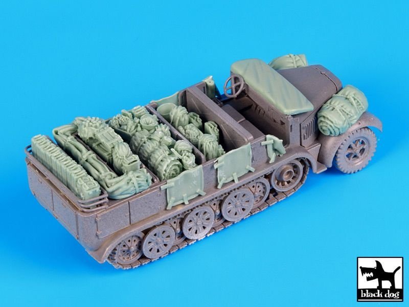 Black Dog T72078 Sd.Kfz 7 accessories set for Revell 1/72 – zdjęcie 5