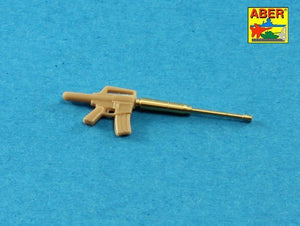 Aber 35L-221 Set of barrels for US M16A1 or M231 5.56mm gun barrels x 6 pcs. 1/35 – image 3