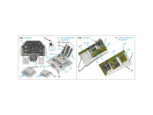 Quinta Studio QD48472 A-36 3D-Printed coloured Interior on decal paper (Accurate Miniatures/Italeri) 1/48 – zdjęcie 2