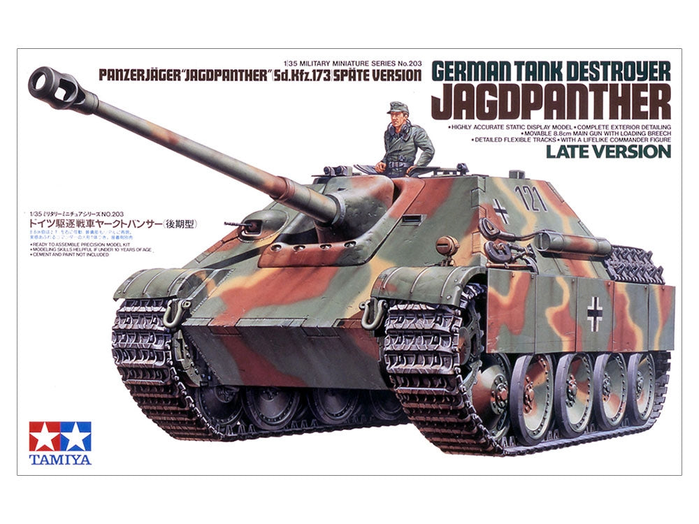 Tamiya 35203 German Tank Destroyer Jagdpanther Late Version 1/35 – immagine 2