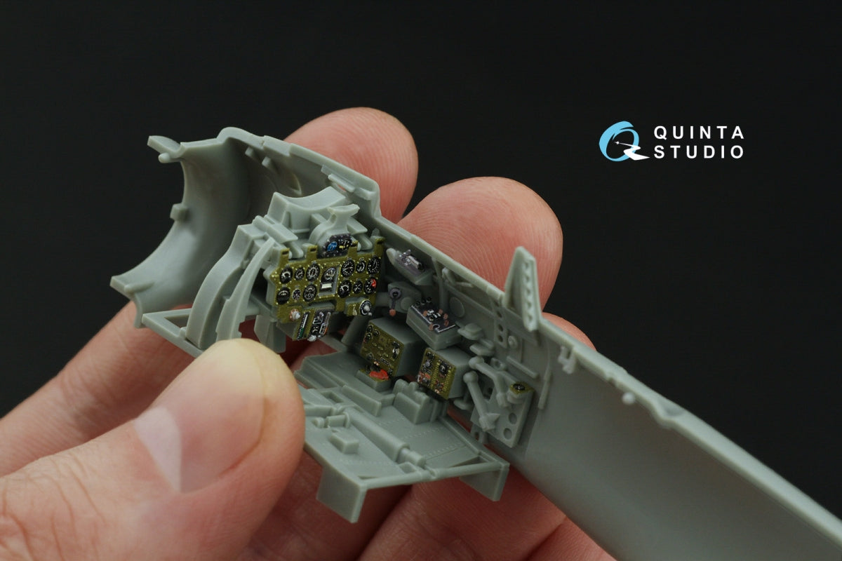 Quinta Studio QD48468 A6M2 Zero (Mitsubishi Prod.) 3D-Printed coloured Interior on decal paper (Academy) 1/48 – zdjęcie 8