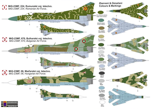 Kovozavody Prostejov KPM0287 MiG-23MF „Danubian Floggers“ 1/72 – zdjęcie 2
