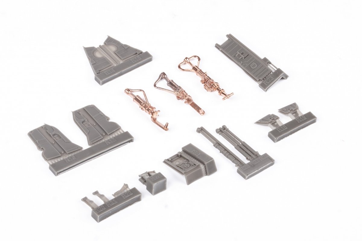 Eduard 648700 F-4B undercarriage legs BRONZE TAMIYA 1/48 – zdjęcie 5