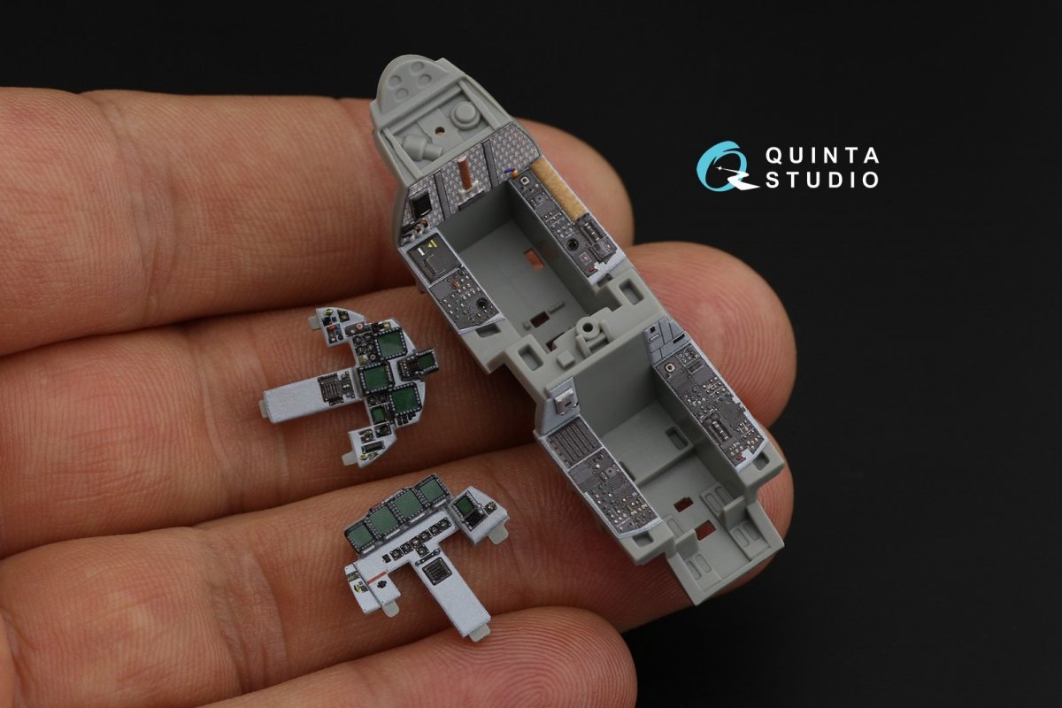 Quinta Studio QD72034 F-15E 3D-Printed &amp;amp; coloured Interior on decal paper (GWH) 1/72 – zdjęcie 2