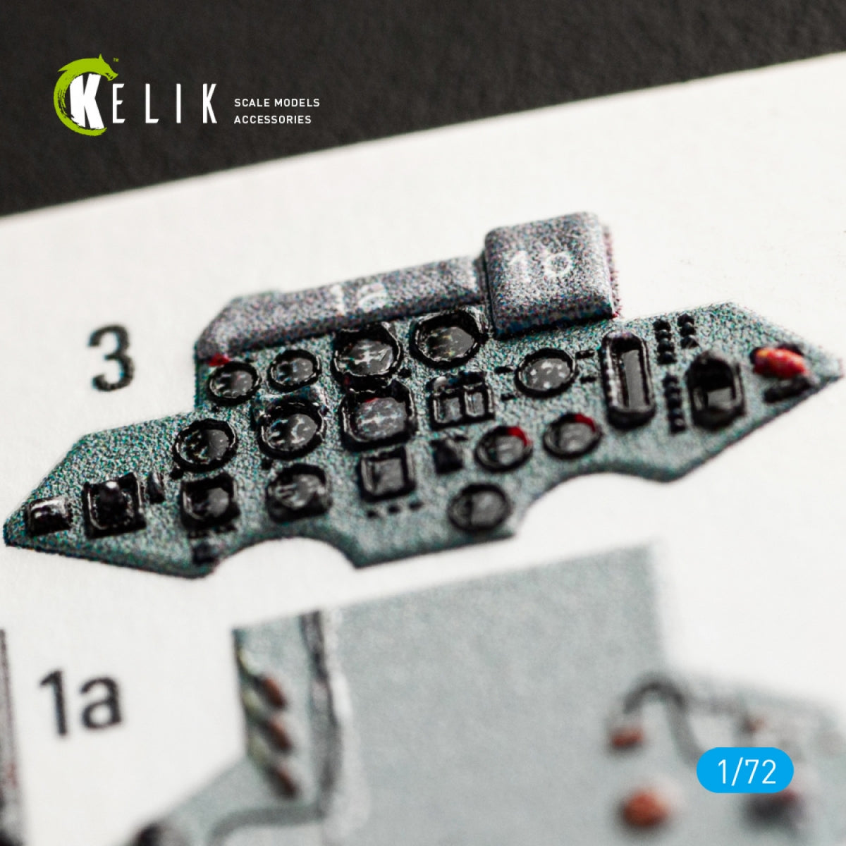 KELIK K72040 SU-27 INTERIOR 3D DECALS FOR TRUMPETER KIT 1/72 – image 3