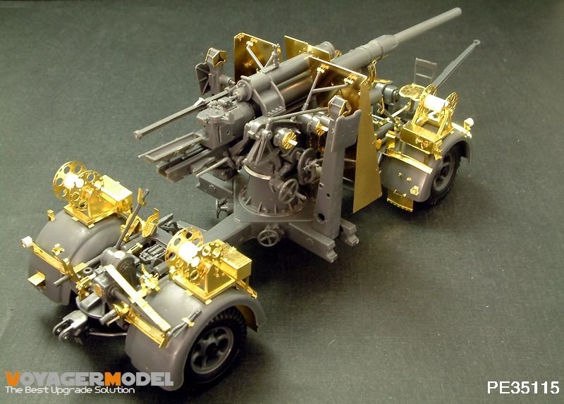 Voyager Model PE35115 88mm FLAK 36/37 wih Zundapp (For TAMIYA 35017/35283) 1/35 – Bild 2