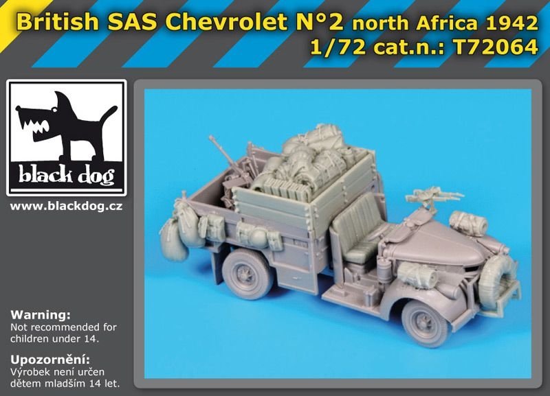 Black Dog T72064 British SAS chevrolet N for Dragon 1/72 – zdjęcie 2