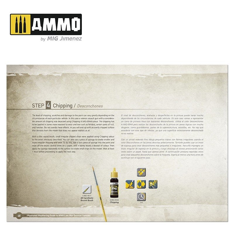 AMMO of Mig Jimenez 6015 ILLUSTRATED GUIDE OF WWII LATE GERMAN VEHICLES (English, Spanish) – image 2
