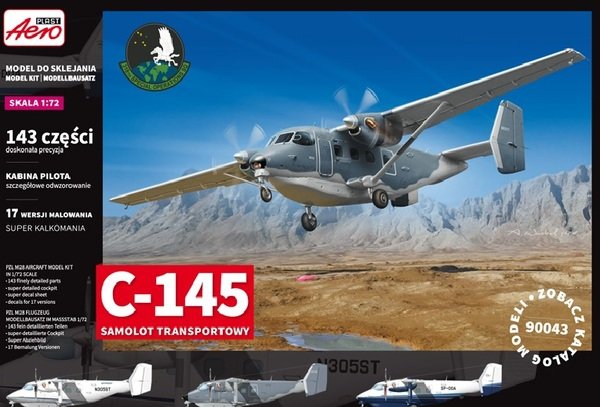 Aeroplast 90043 Samolot transportowy C-145 1/72