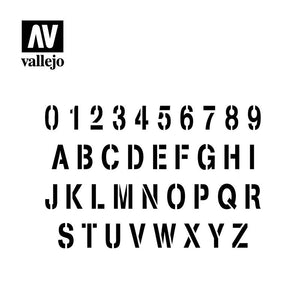Vallejo ST-LET002 Stamp Font 1/35 – Bild 2