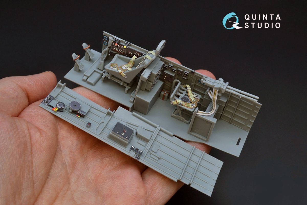 Quinta Studio QD32087 Ju87 D/G 3D-Printed &amp;amp; coloured Interior on decal paper (Trumpeter) 1/32 – zdjęcie 7
