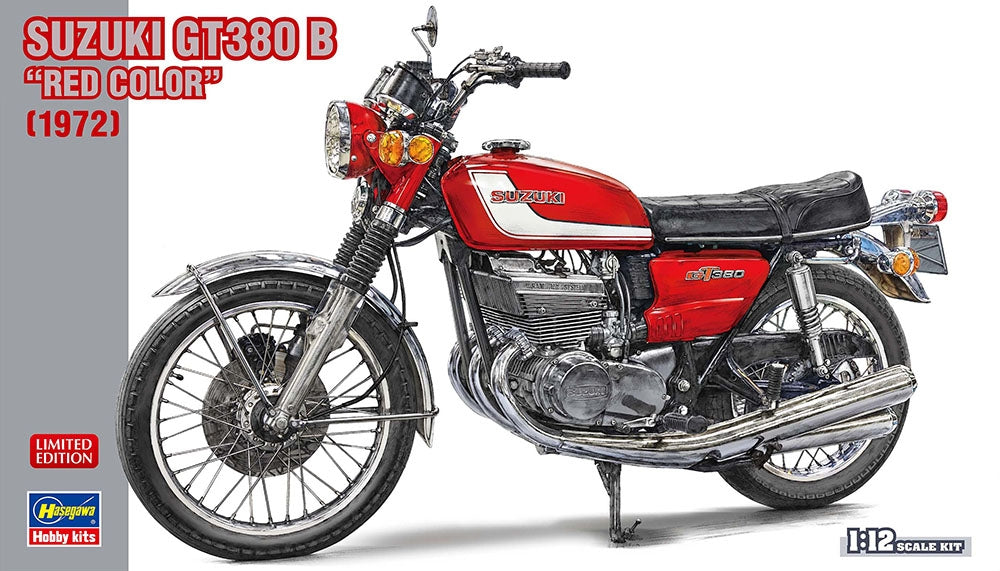 Hasegawa 21756 SUZUKI GT380 B RED COLOR 1/12