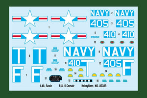 Hobby Boss 80389 F4U-5 Corsair 1/48 – immagine 4