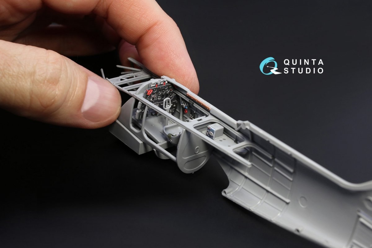 Quinta Studio QD48066 La-5FN 3D-Printed &amp;amp; coloured Interior on decal paper (for Zvezda kit) 1/48 – zdjęcie 4