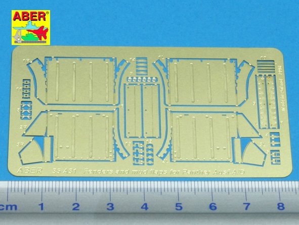 Aber 35A031 Przednie błotniki do Pantery A/D 1/35 – immagine 2