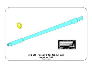 Aber 35L-218 Russian D-10T 100mm tank barrel for T-54/T-55 for TAKOM model 1/35 – Bild 6