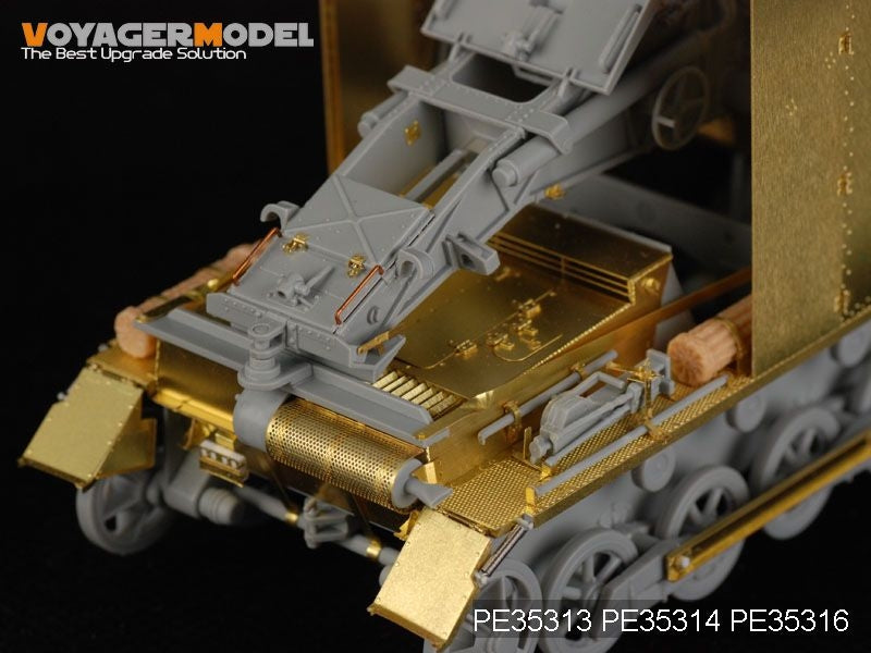 Voyager Model PE35313 WWII German 150mm s.IG.33(Sf) auf Pz.Kpfw.I Ausf.B Basic For DRAGON 6259 1/35 – zdjęcie 3