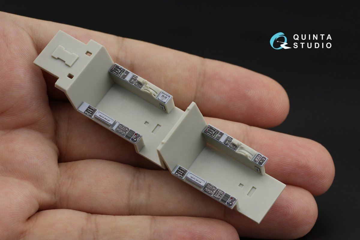 Quinta Studio QD48197 F-5F Tiger II 3D-Printed &amp;amp; coloured Interior on decal paper (for AFV Club ) 1/48 – zdjęcie 6