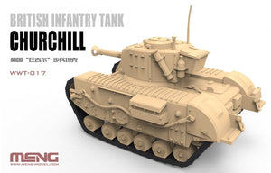 Meng Model WWT-017 World War Toons Churchill British Infantry Tank – zdjęcie 3