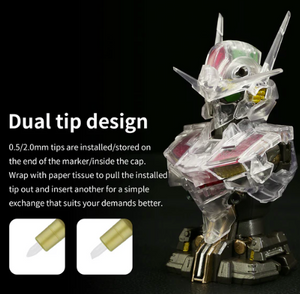 DSPIAE MKA-10 Super Metallic Color Marker Golden – image 4