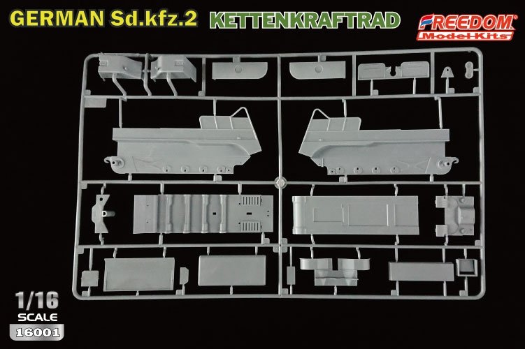 Freedom 16001 Sd.Kfz. 2 Kettenkraftrad Typ HK 101 1/16 – zdjęcie 7