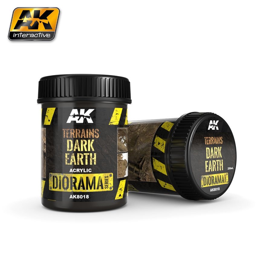 AK Interactive AK8018 Terrains Dark Earth 250ML