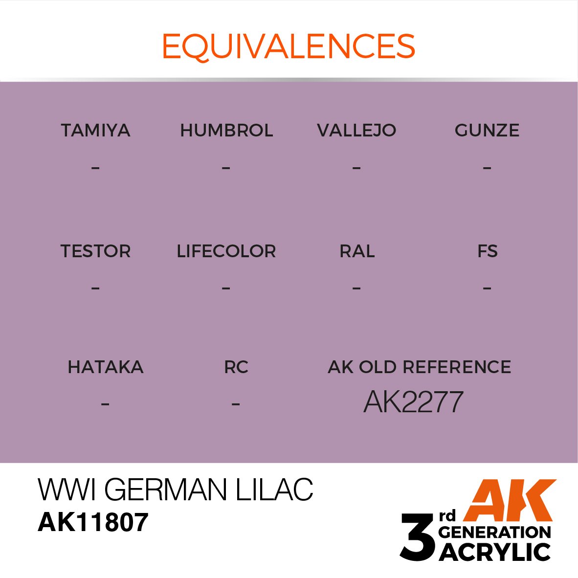 AK Interactive AK11807 WWI GERMAN LILAC – AIR 17ml – zdjęcie 3