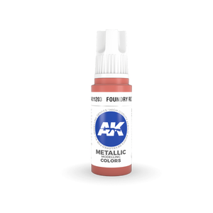 AK Interactive AK11203 FOUNDRY RED – METALLIC 17ml – zdjęcie 2