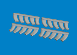 Eduard 6481073 Mosquito exhaust stacks PRINT TAMIYA 1/48 – zdjęcie 3