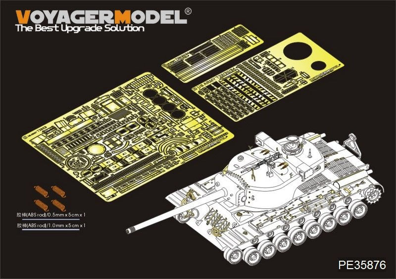 Voyager Model PE35876 WWII US T-29E3 Super Heavy tank For TAKOM 1/35
