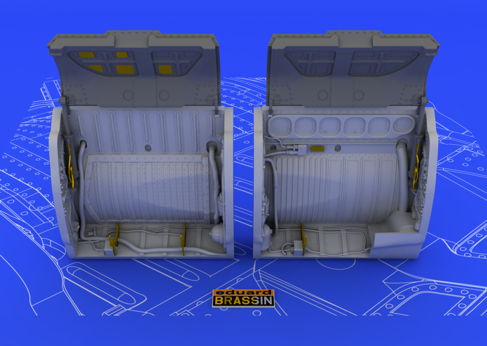 Eduard 648049 MiG-21 wheel wells 1/48 (EDUARD) – image 4