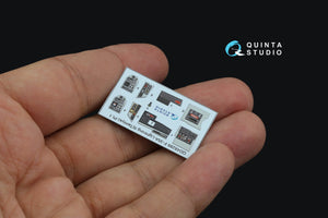 Quinta Studio QD48288 F-35A 3D-Printed &amp;amp; colored Interior on decal paper (Tamiya) 1/48 – image 6