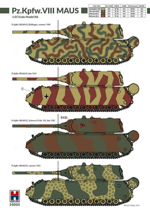 Hobby 2000 35003 Pz.Kpfw. VIII MAUS ( TAKOM + CARTOGRAF ) 1/35 – zdjęcie 2