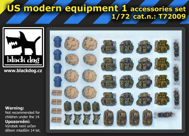 Black Dog T72009 US modern equipment 1 1/72 – zdjęcie 2