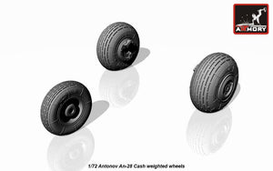 Armory Models AW72044 Antonov An-28 Cash wheels w/ weighted tires 1/72 – image 2