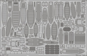 Eduard 53190 HMS Hood pt. 4 life rafts TRUMPETER 1/200 – immagine 2