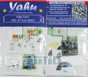 Yahu YML7207 PZL 37 Łoś 1/72
