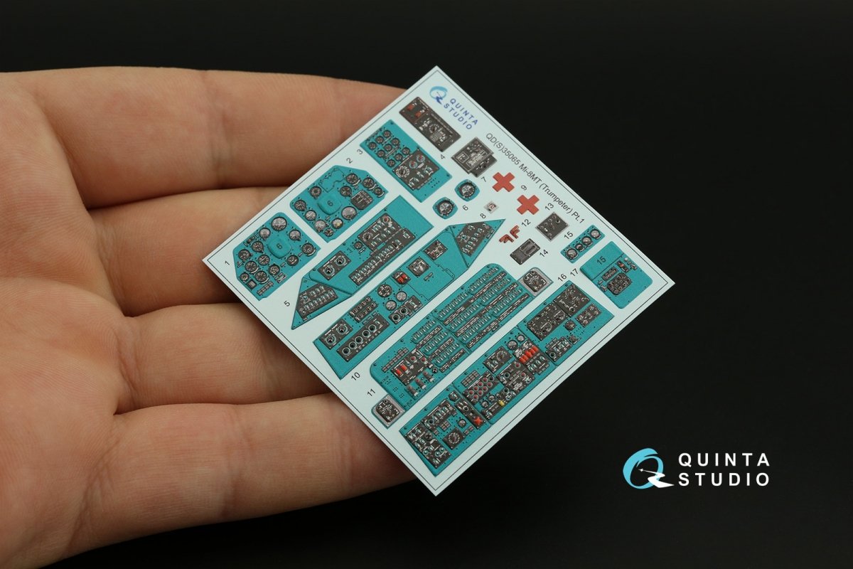 Quinta Studio QDS-35065 Mi-8MT 3D-Printed &amp;amp; coloured Interior on decal paper (Trumpeter) (Small version) 1/35 – zdjęcie 8