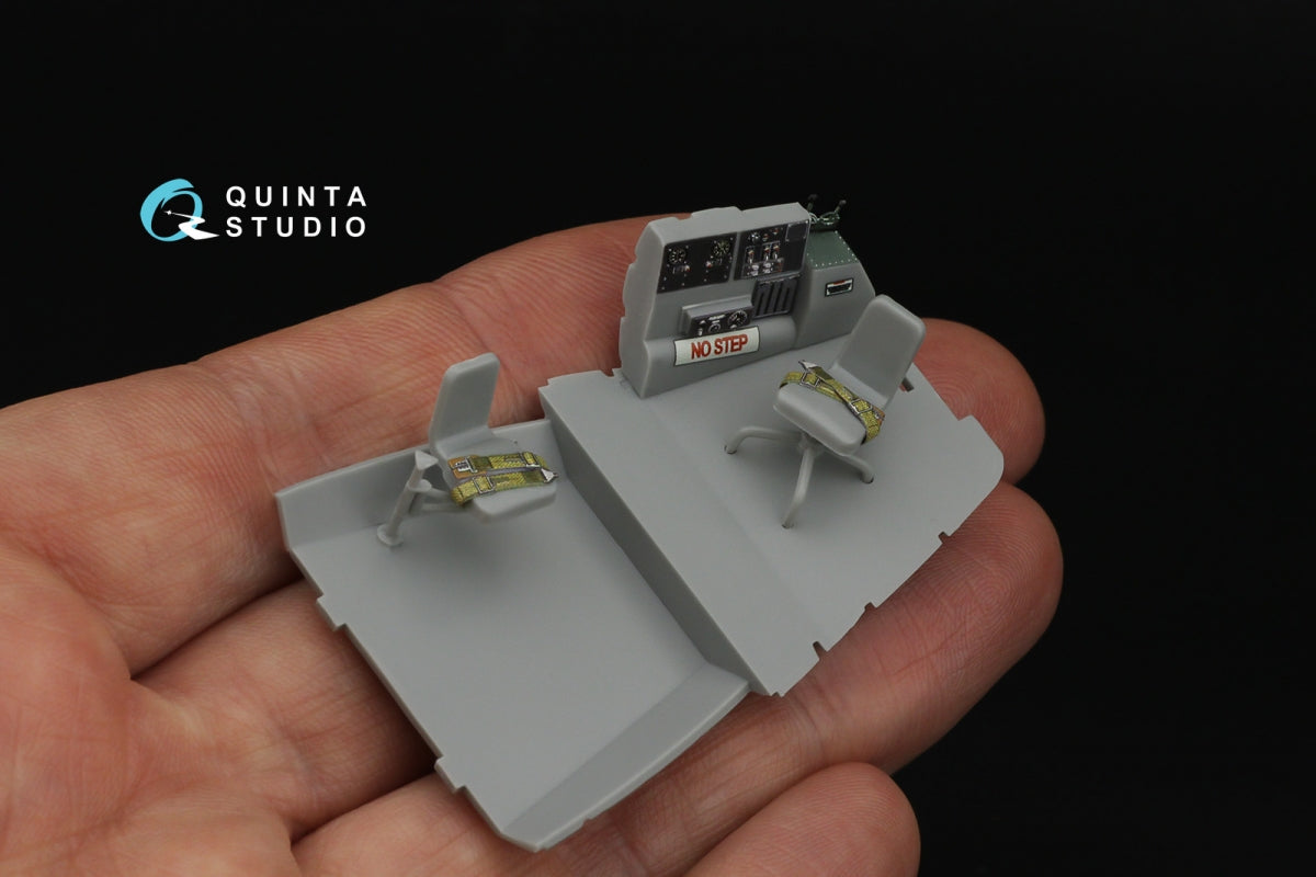 Quinta Studio QD48542 Boeing B-17F 3D-Printed &amp;amp; coloured Interior on decal paper (HK models, Eduard) 1/48 – zdjęcie 16