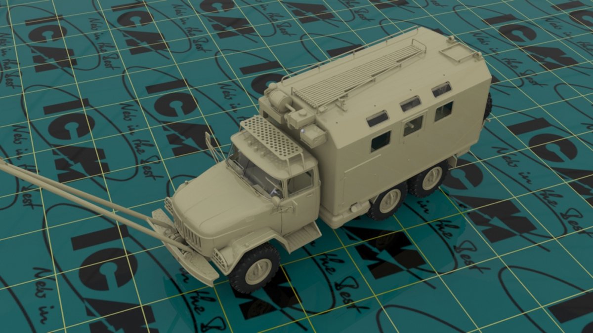 ICM 35520 ZiL-131 MTO-AT, Soviet Recovery Truck 1/35 – zdjęcie 3