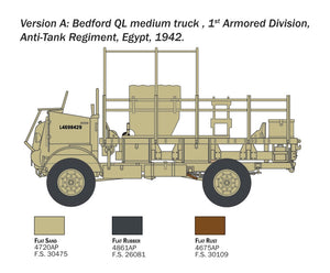 Italeri 0241 Bedford QL Medium Truck 1/35 – immagine 5