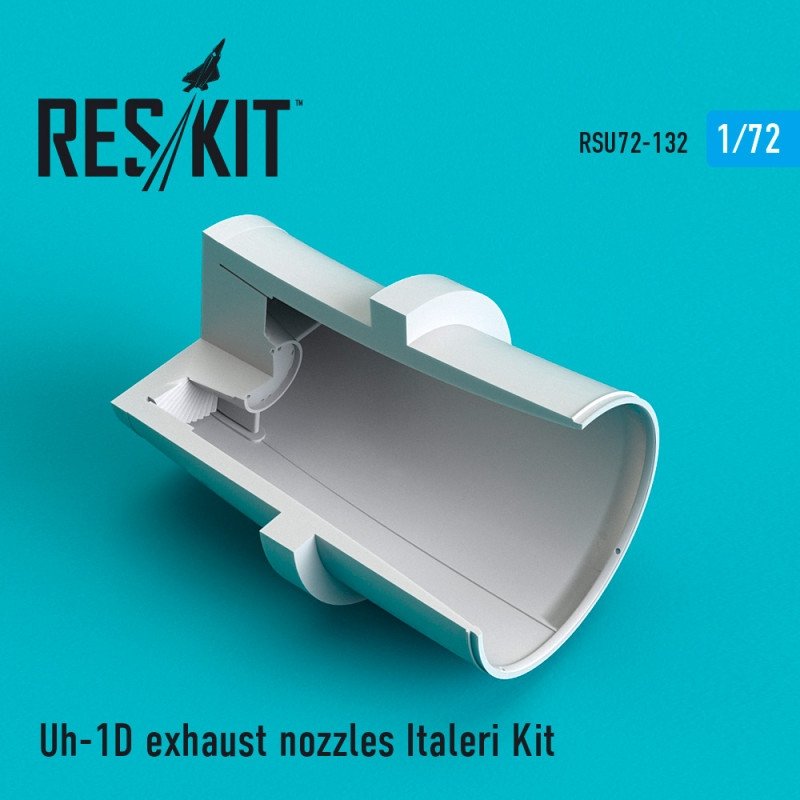 RESKIT RSU72-0132 Buses d'échappement Uh-1D pour Italeri 1/72