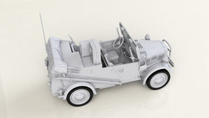 ICM 35583 le.gl.Einheitz-Pkw Kfz.2, WWII German Light Radio Communication Car 1/35 – image 4